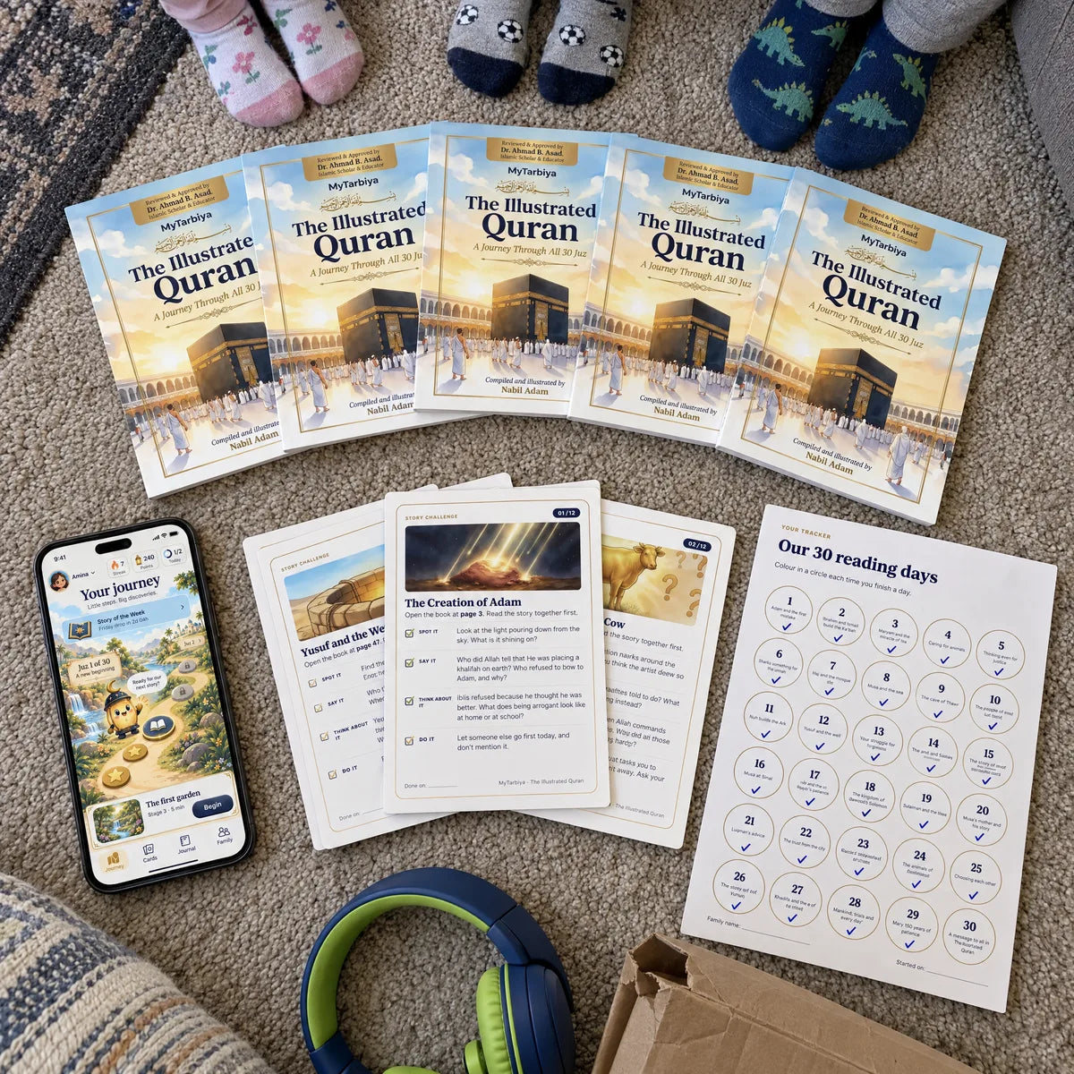 Five copies with the Story Cards and the Family Challenge tracker